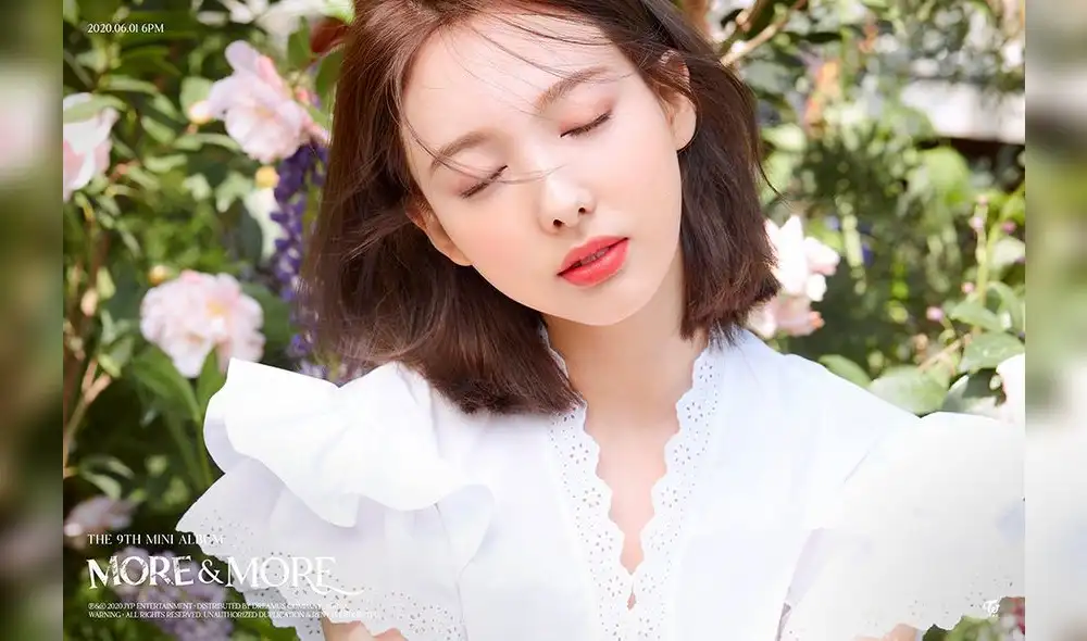 TWICE: Nayeon es un hada floral en el concept photo de More & More.