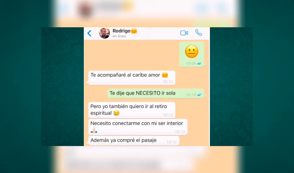 WhatsApp: Mujer infiel quiso viajar con su ex pareja, pero su novio la descubre y esto pasa [VIDEO]