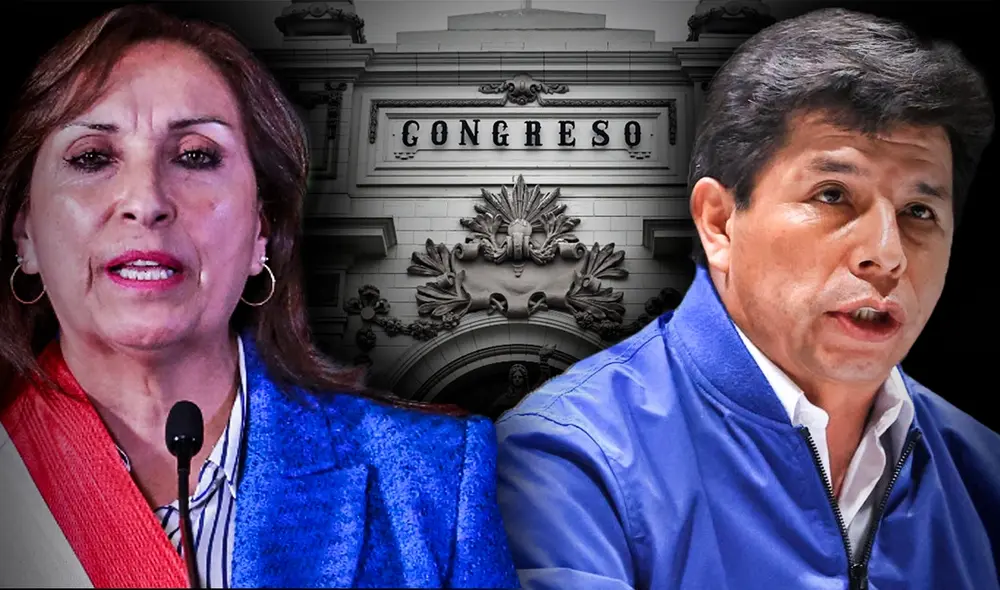 Dina Boluarte adelantó que no peleó con el expresidente Pedro Castillo cuando vertió el mensaje presidencial. Foto: composición Fabrizio Oviedo/ Presidencia Dina Boluarte adelantó que no peleó con el expresidente Pedro Castillo cuando vertió el mensaje presidencial. Foto: composición Fabrizio Oviedo/ Presidencia