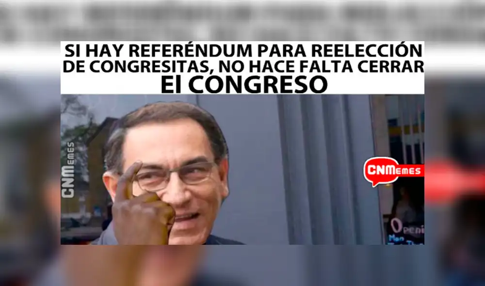 Vizcarra anunció referéndum y cibernautas reaccionan con singulares memes