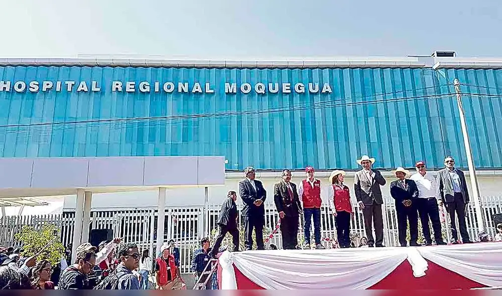 Puesta en marcha. Presidente inauguró infraestructura de Hospital Regional en su visita a Moquegua, a poco de su aniversario. Puesta en marcha. Presidente inauguró infraestructura de Hospital Regional en su visita a Moquegua, a poco de su aniversario.
