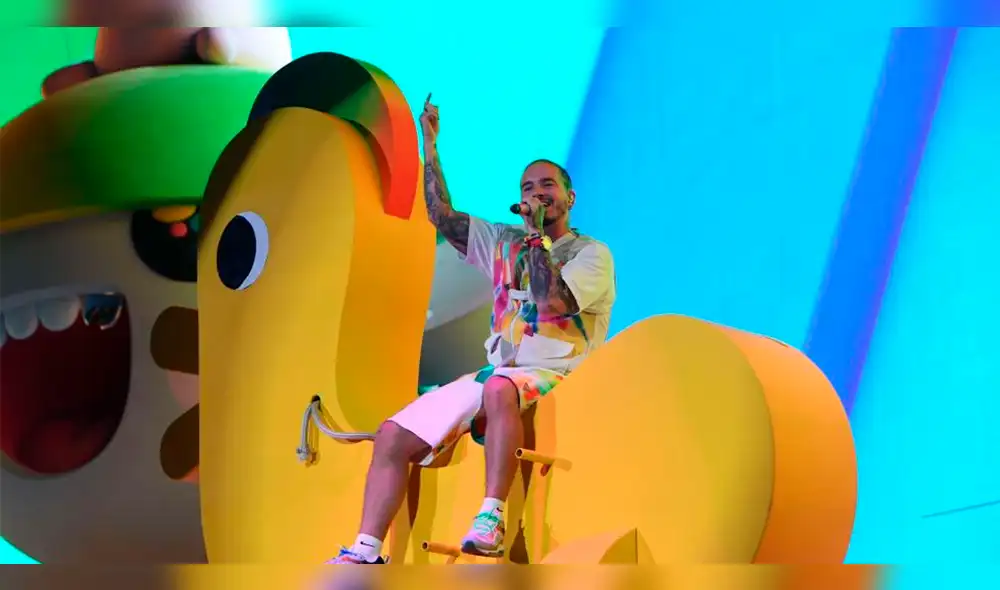 J Balvin rindió homenaje al reggaetón en el Coachella 2019