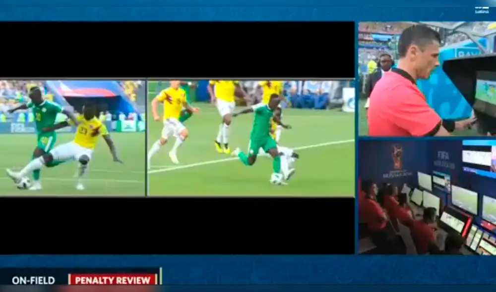 Colombia vs Senegal: Árbitro del partido anuló un penal tras ver el VAR [VIDEO]