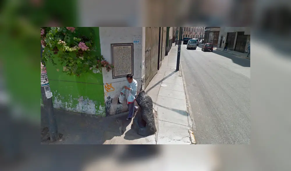 Google Maps: descubre que calles de Barrios Altos tiene “Piedra del Diablo” que aterra a vecinos [FOTOS]