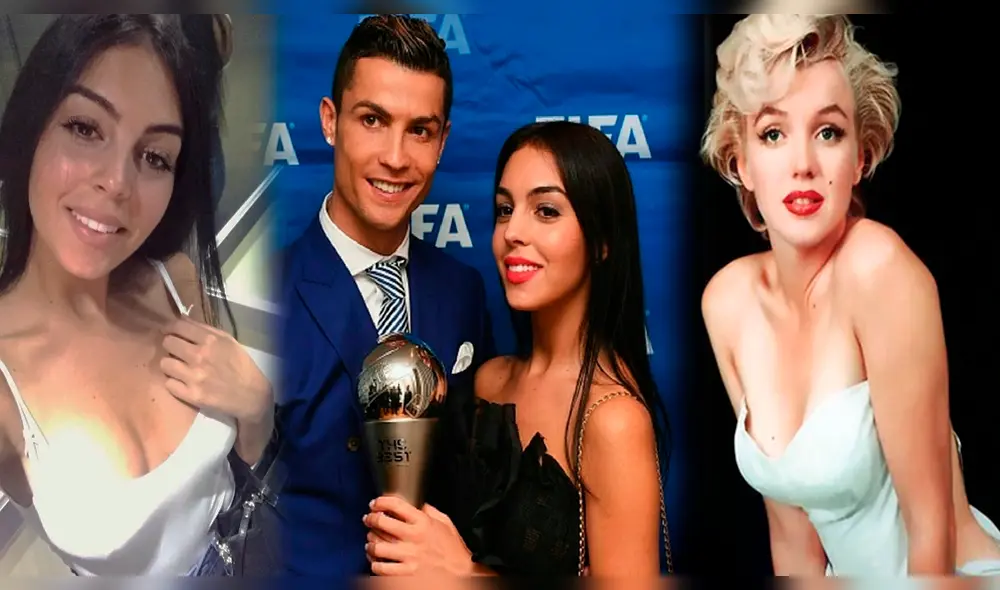 Novia de Cristiano Ronaldo cambia de look y se transforma en Marilyn Monroe