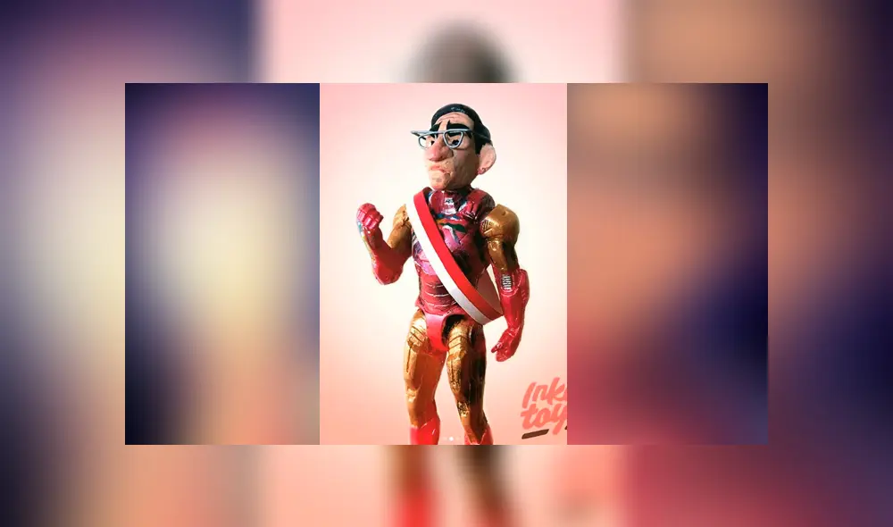 Facebook viral: tienda peruana lanza figura de acción del presidente Martín Vizcarra como Iron Man y así luce [ Facebook viral: tienda peruana lanza figura de acción del presidente Martín Vizcarra como Iron Man y así luce [