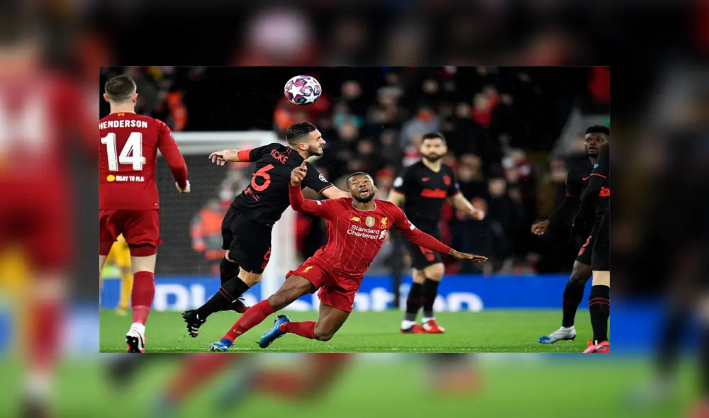 Liverpool y Atlético Madrid empatan en el global por 1-1. Foto: Difusión. Liverpool y Atlético Madrid empatan en el global por 1-1. Foto: Difusión.