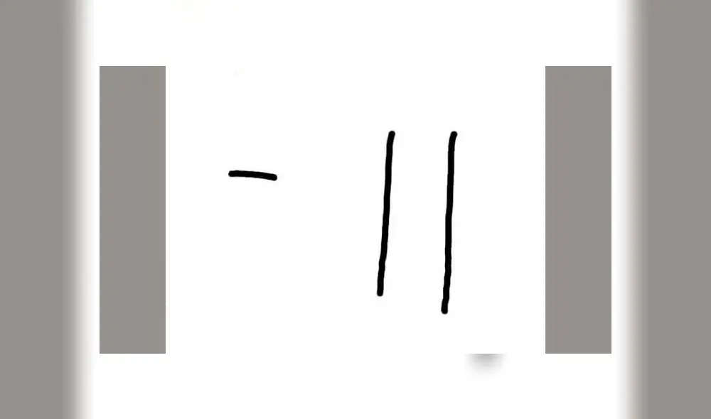 Dibujo de tres líneas. Dibujo de tres líneas.