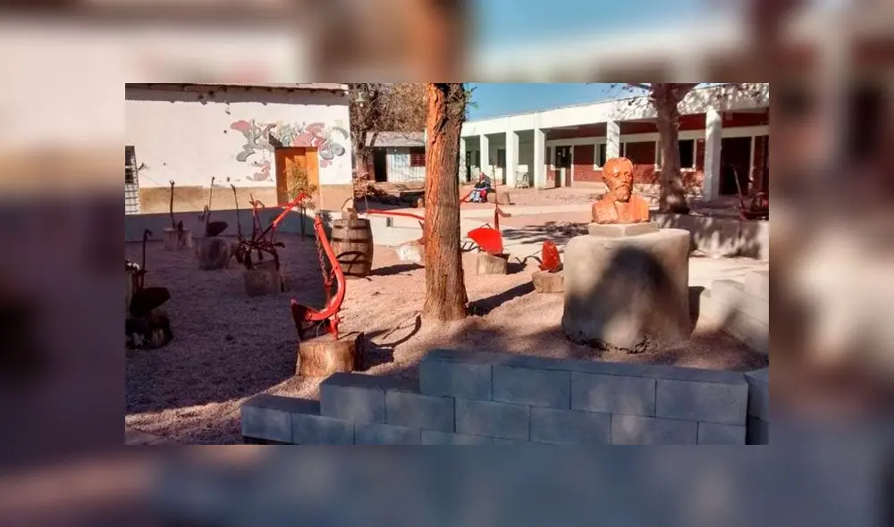 El macabro hallazgo tuvo lugar en la Escuela técnica Miguel Pouget, de Guaymallén. Foto: Perfil.com. El macabro hallazgo tuvo lugar en la Escuela técnica Miguel Pouget, de Guaymallén. Foto: Perfil.com.