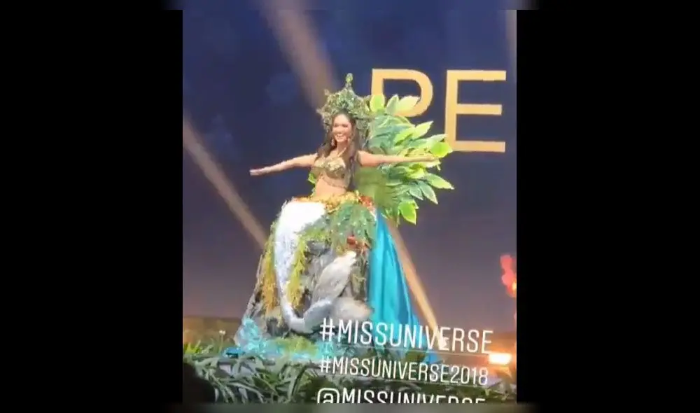 Miss Universo 2018: Romina Lozano se convirtió en 'sirena de río' en desfile de traje típico