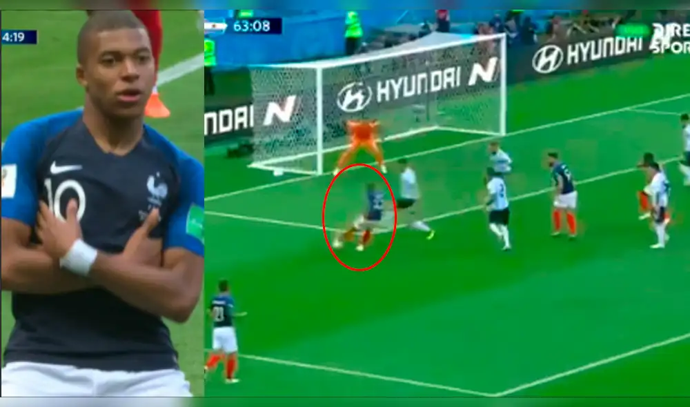 Argentina vs Francia: el gol de Kylian Mbappé que fue el 3-2 | VIDEO