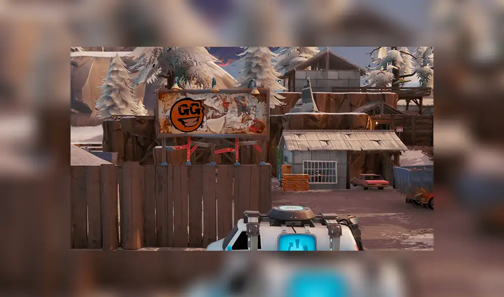 Encuentra vallas de publicidad cubiertas de grafiti de la temporada 10 de Fortnite. Encuentra vallas de publicidad cubiertas de grafiti de la temporada 10 de Fortnite.