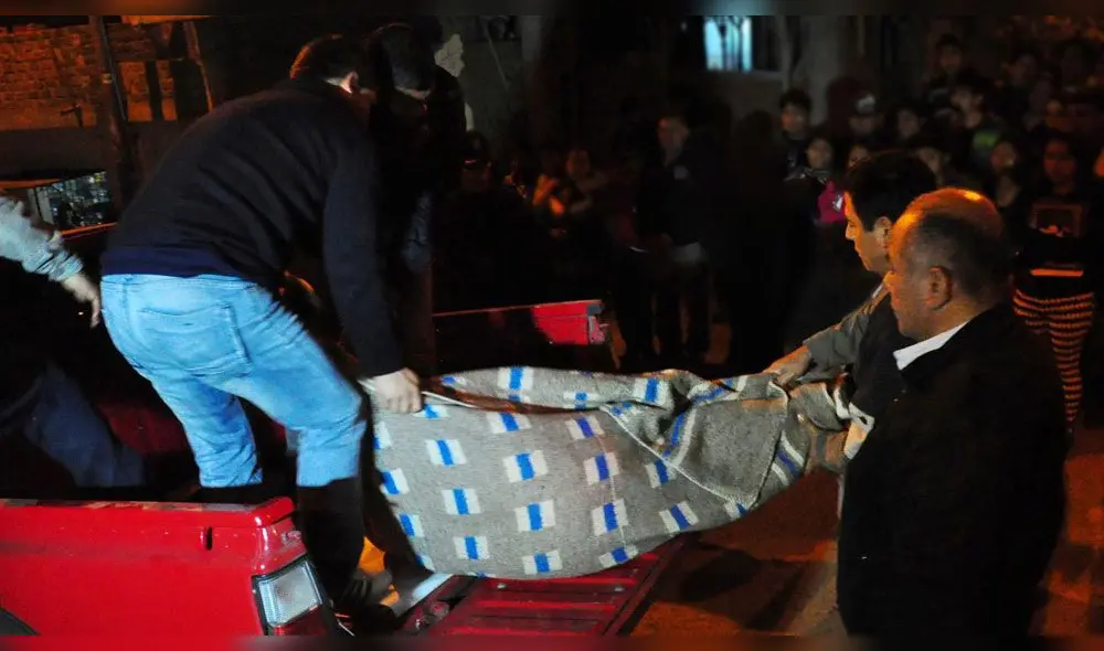 Sicarios matan a extorsionador. El cadáver fue llevado a la morgue.