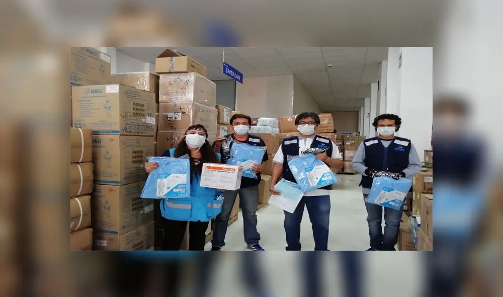 Red asistencial de Huánuco recibiendo los implementos. Foto: Difusión. Red asistencial de Huánuco recibiendo los implementos. Foto: Difusión.