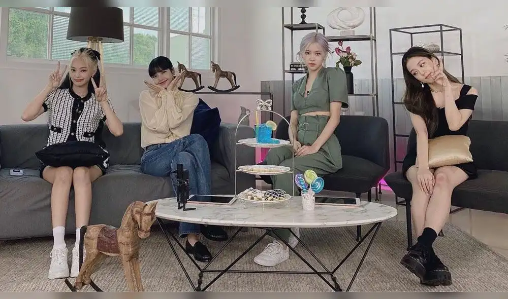 Desliza para ver más fotos de BLACKPINK y Selena Gomez. Créditos: YG Ent.