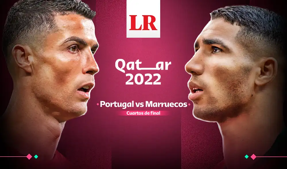 Portugal vs. Marruecos EN VIVO y EN DIRECTO por uno de los cupos a las semifinales del Mundial Qatar 2022. Foto: composición Fabrizio Oviedo/GLR