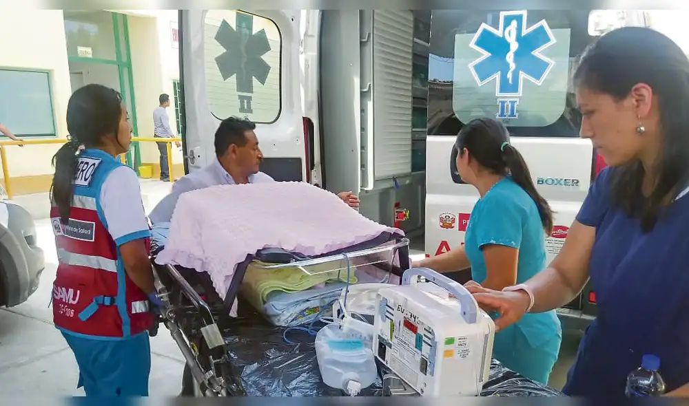 Bebé golpeada por su padre fue trasladada a Lima