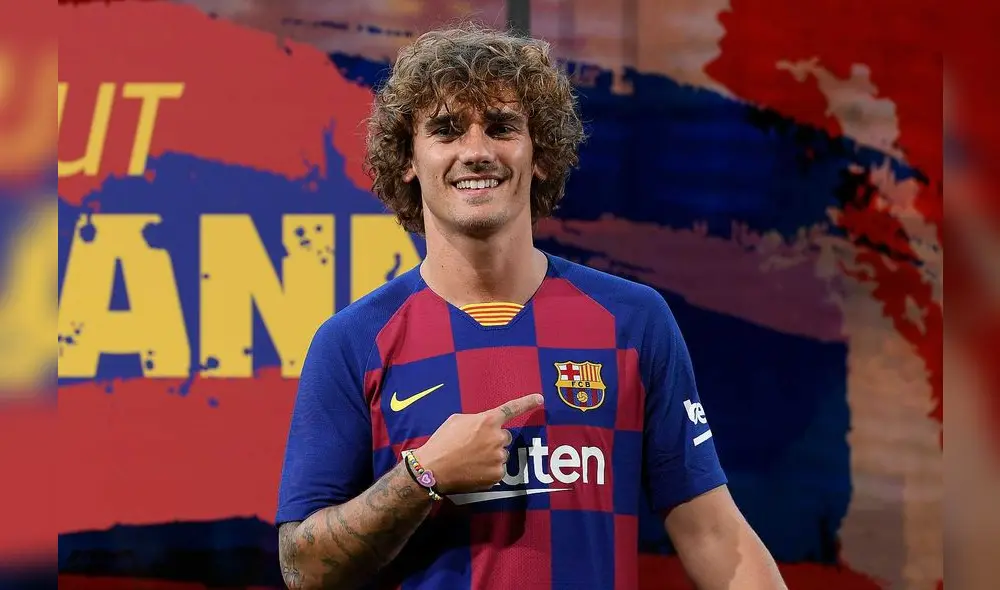 Antoine Griezmann ya realizó la sesión de fotos con la que presentarían la camiseta del Barcelona para la temporada 2020/21. Foto: Internet.