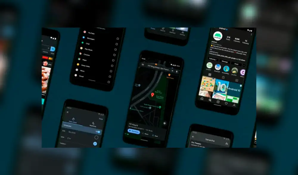 El modo oscuro de Google Maps llegará en su versión 10.5.0. Foto: Digitaltrends.
