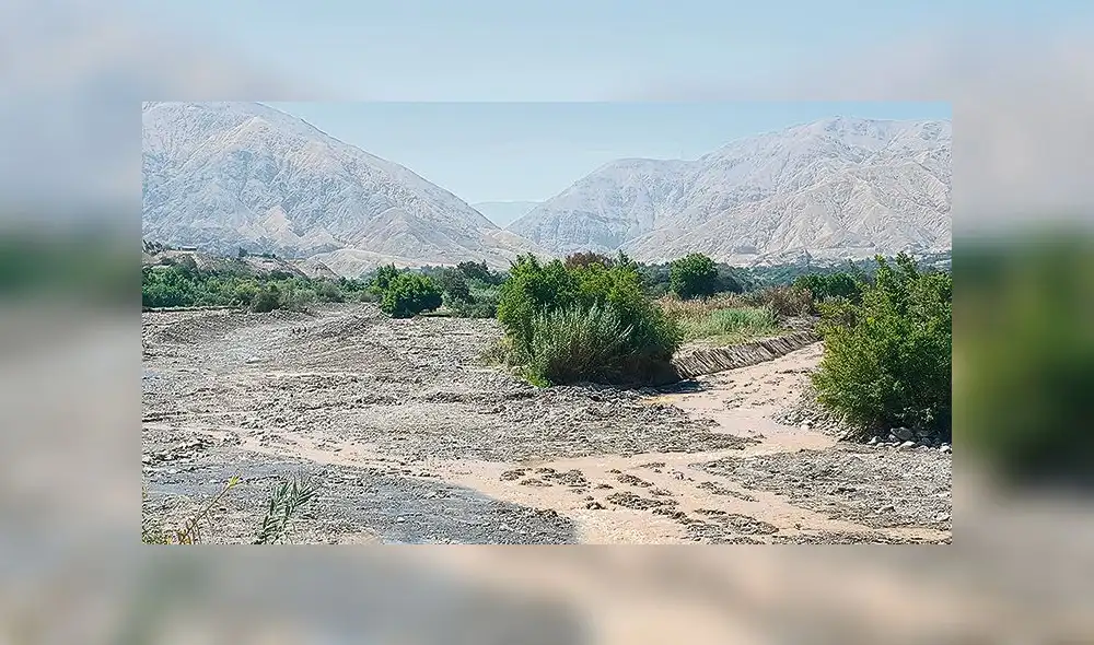 Aguas del río Torata en Moquegua se tiñen de color marrón
