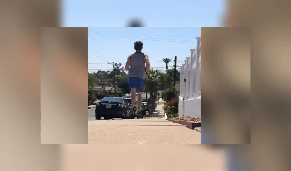 A través de Facebook se hizo viral el cambio de un joven tras someterse al duro entrenamiento de Saitama.