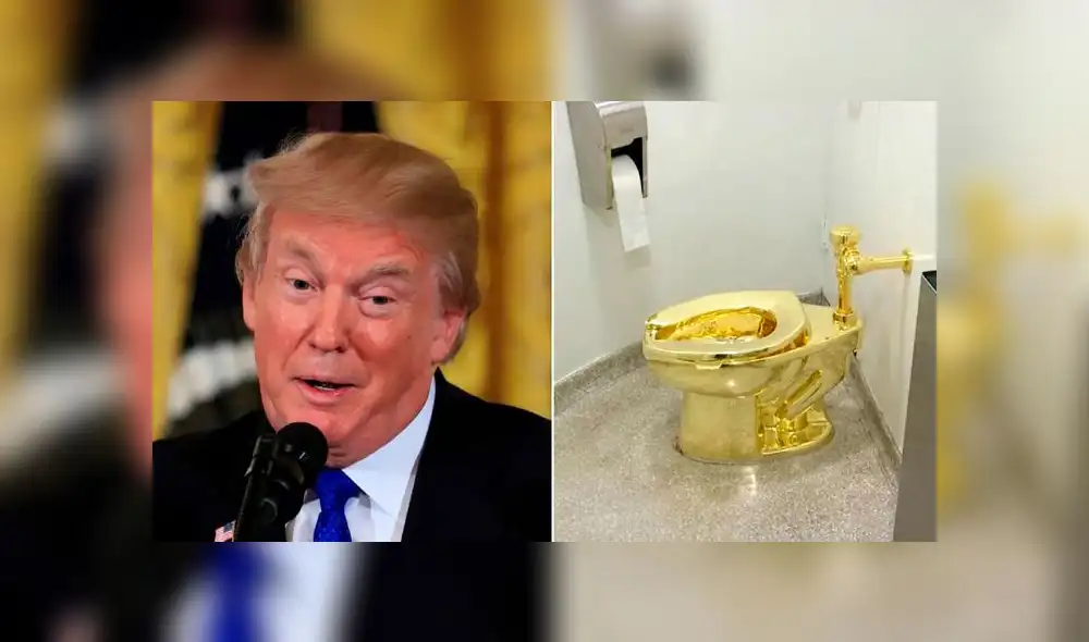 Donald Trump le pide al Museo de Nueva York un cuadro de Van Gogh, pero le ofrecen un inodoro de oro 
