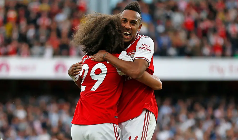 Aubameyang marcó el tanto del empate para el Arsenal. (Créditos: AFP)