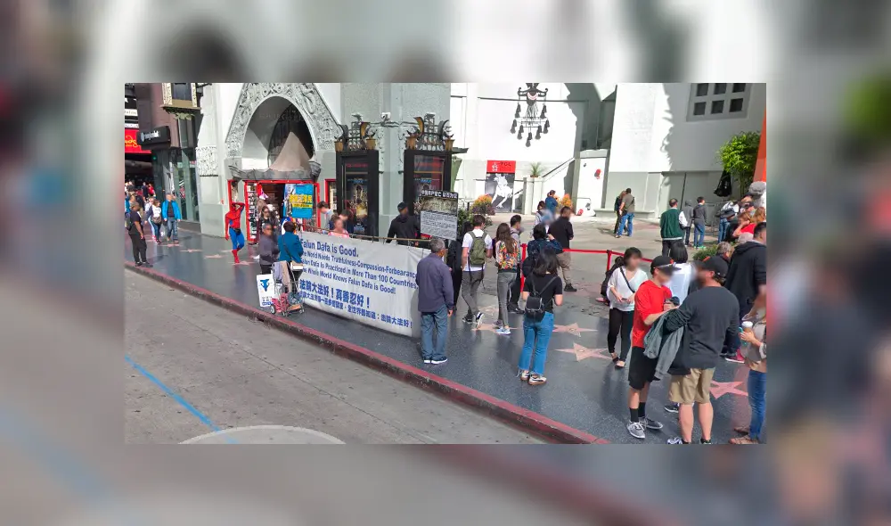 Google Maps: hizo zoom en el paseo de la fama en Hollywood y se topó con Spiderman [FOTOS] 