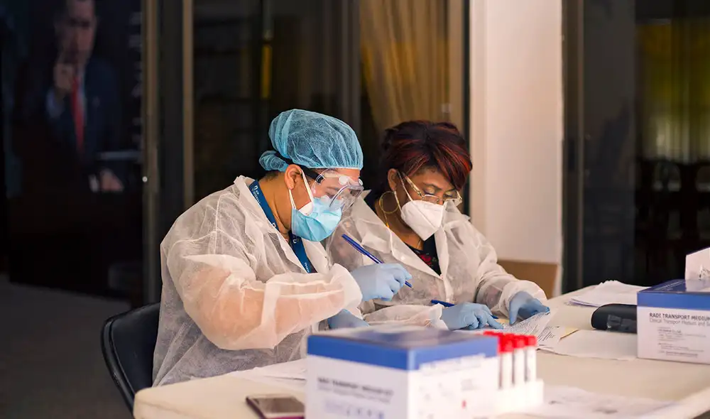 Poco más de 200 personas han fallecido a consecuencia de la COVID-19 en Venezuela. foto: AFP