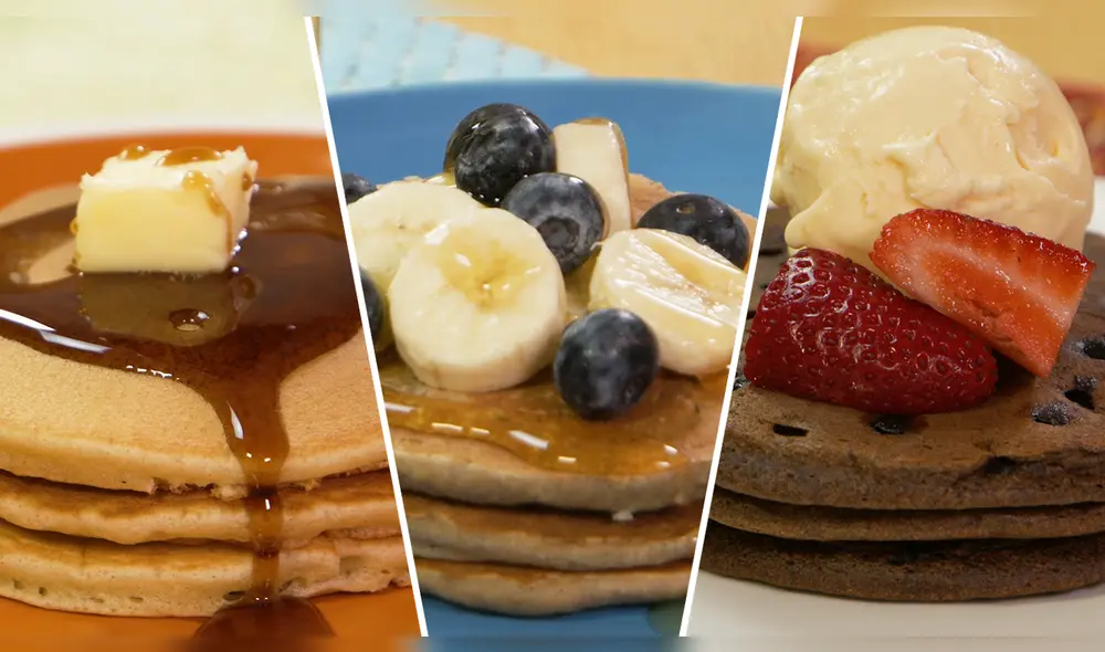 Aprende a preparar panqueques clásicos, de plátano. Buenazo