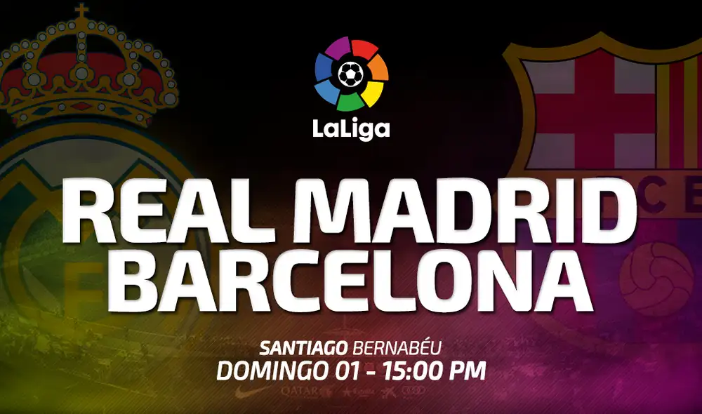 Barcelona vs. Real Madrid EN VIVO: sigue AQUÍ el superclásico español EN DIRECTO. Barcelona vs. Real Madrid EN VIVO: sigue AQUÍ el superclásico español EN DIRECTO.