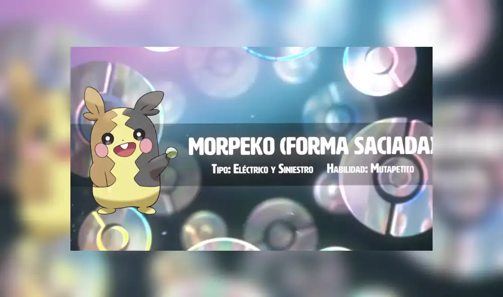 Morpeko en su aspecto de tipo eléctrico.