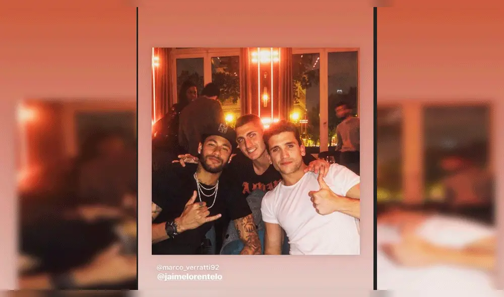 Neymar se luce con María Pedraza y Jaime Lorente, actores de "Élite"