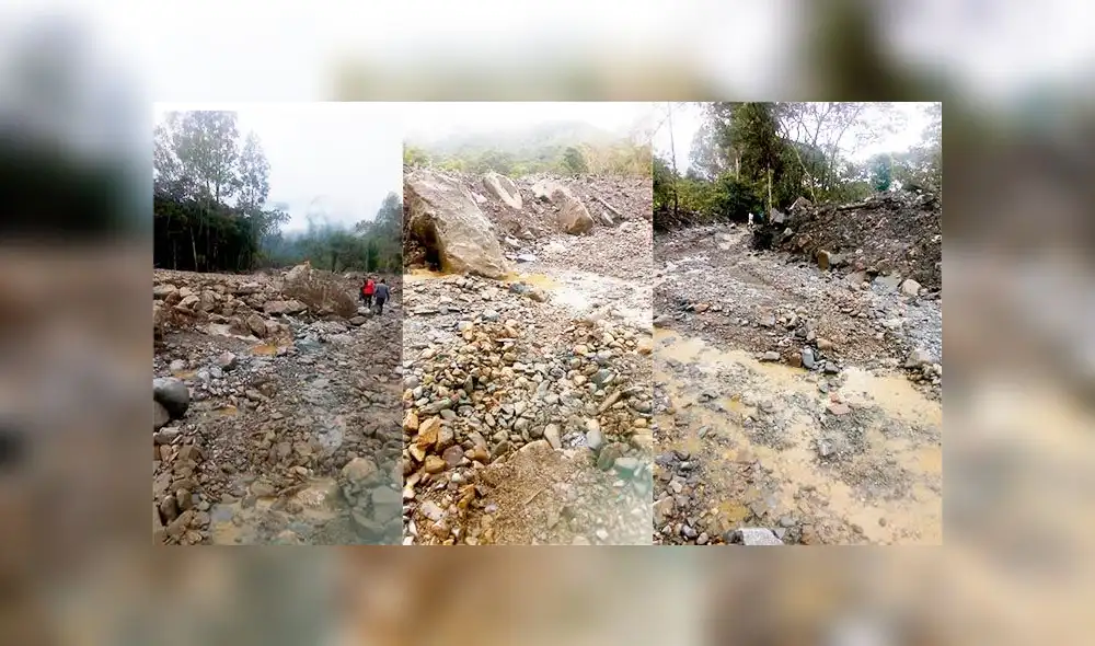 Cusco: Huaico bloquea nuevamente ingreso al distrito de Huayopata Cusco: Huaico bloquea nuevamente ingreso al distrito de Huayopata