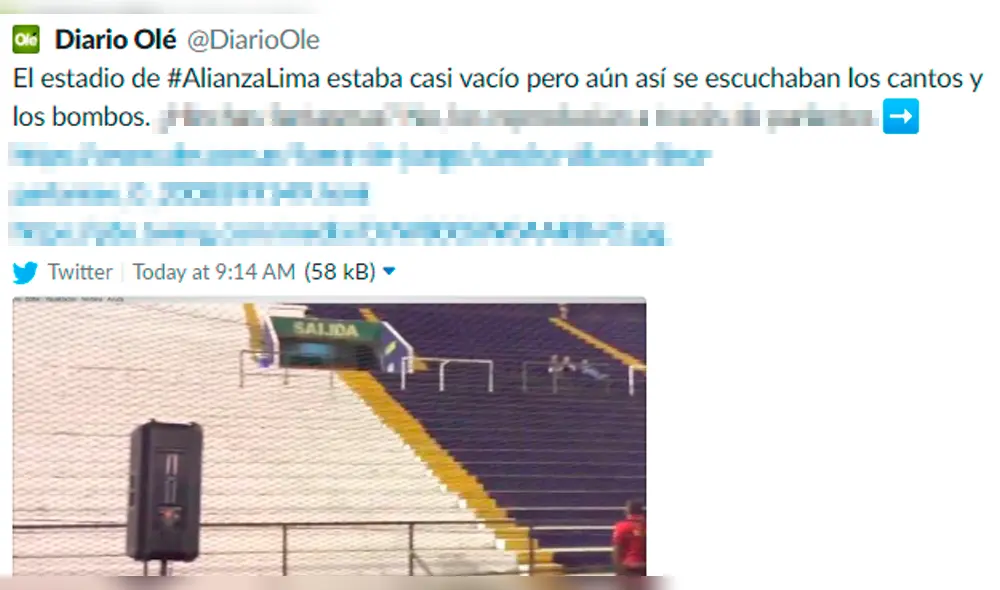 Alianza Lima: prensa argentina 'trolea' a 'íntimos' por parlantes en Matute