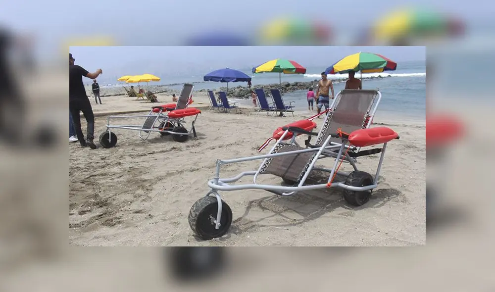 Ancón: se inaugura primera playa que facilita el ingreso a personas en sillas de ruedas Ancón: se inaugura primera playa que facilita el ingreso a personas en sillas de ruedas