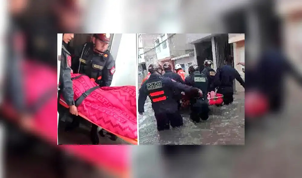 Patrullas de la policía auxilian a damnificados en Chiclayo | VIDEO