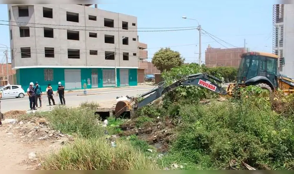 Limpieza y descolmatación de la acequia Pulen en Lambayeque Limpieza y descolmatación de la acequia Pulen en Lambayeque