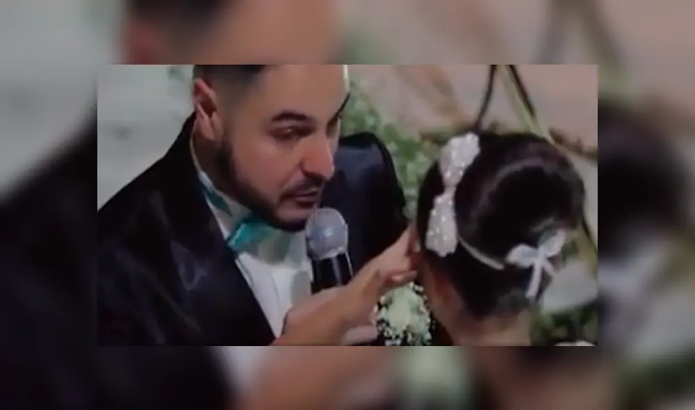 Hombre dedica conmovedor discurso a su hijastra el día de su boda y sorprende a sus invitados [VIDEO] 