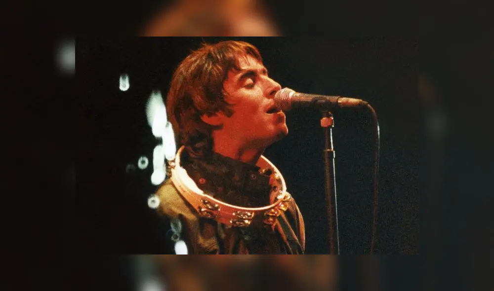 Liam Gallangher en el Glastonbury del 1996. (Foto: NME)