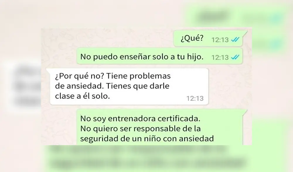 WhatsApp: mujer exige a maestra que enseñe gratis a su hijo y genera indignación por detalle [FOTOS] 