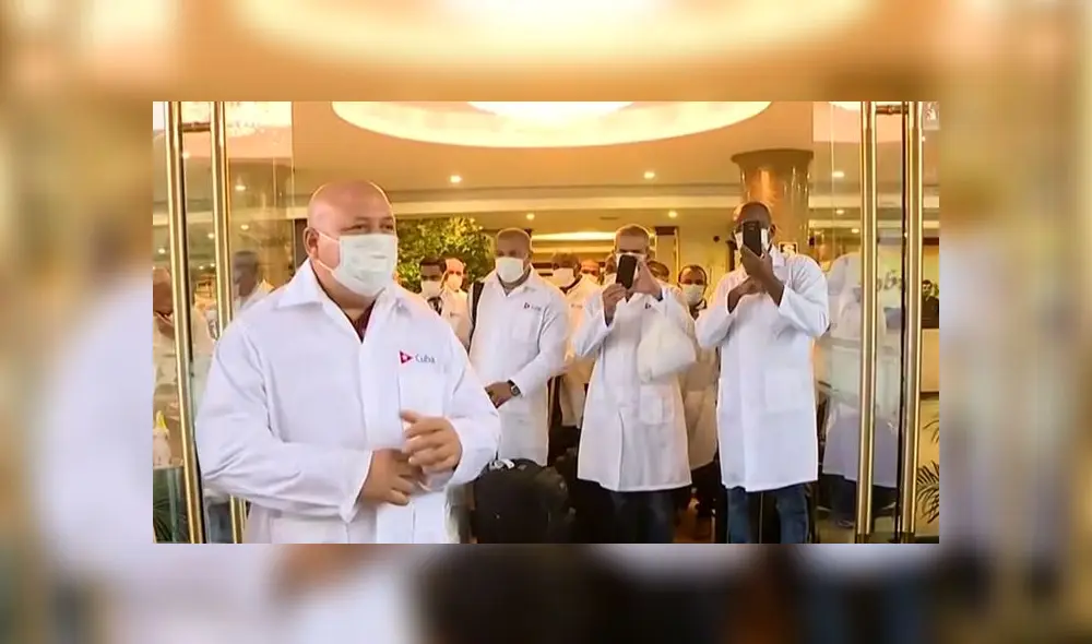 Jefe de la misión médica cubana asegura que especialistas tienen más de 10 años de experiencia. (Foto: Captura de video / Latina Noticias)