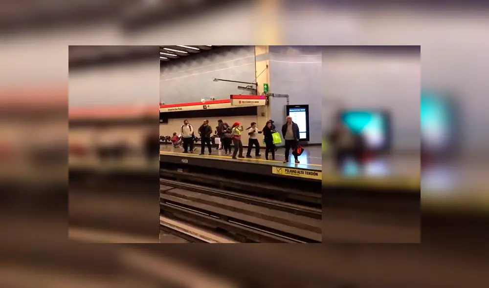 En Facebook, una señora fue captada en el preciso instante que se puso a bailar durante la hora punta.