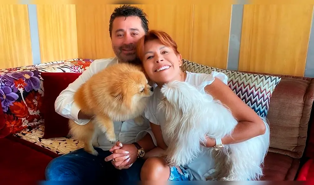 Magaly Medina enamorada de dotes para la música de su esposo Alfredo Zambrano. Foto: Instagram Magaly Medina enamorada de dotes para la música de su esposo Alfredo Zambrano. Foto: Instagram