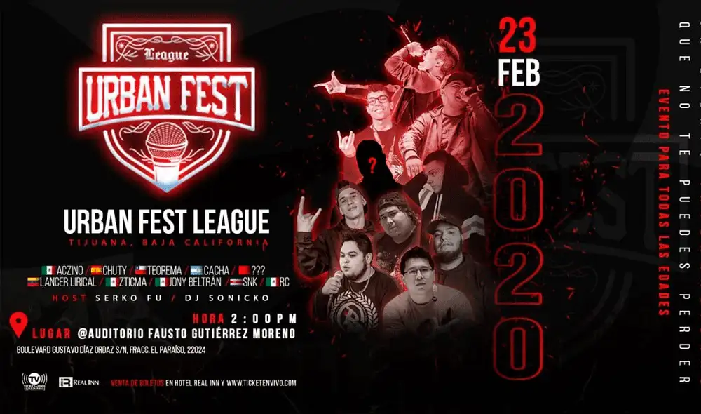 Urban Fest League: Aczino y Chuty participarán en exhibición Urban Fest League: Aczino y Chuty participarán en exhibición