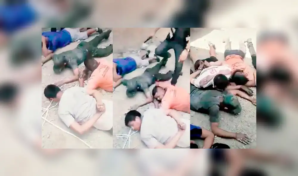 Policía capturó a banda que robó camión repleto de cajas de cervezas en Ate. Foto: Captura de video Policía capturó a banda que robó camión repleto de cajas de cervezas en Ate. Foto: Captura de video