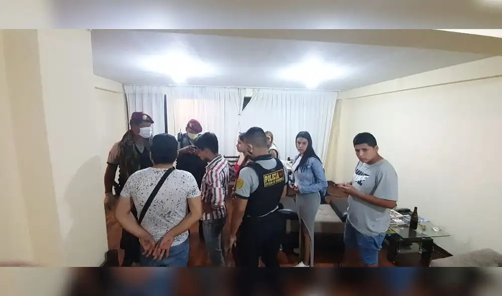 Detenidos por fiesta en toque de queda Detenidos por fiesta en toque de queda