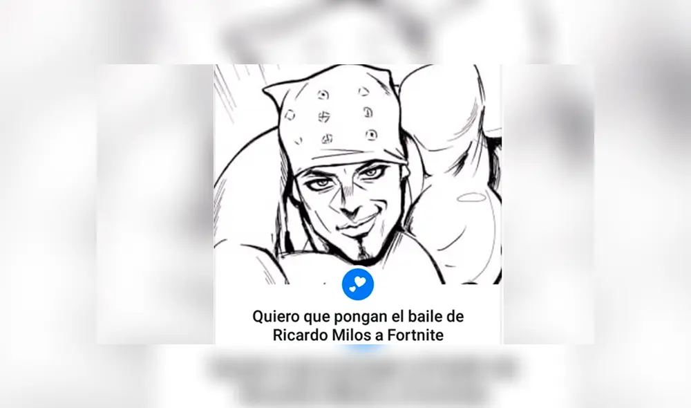 Fans de Fortnite piden a Epic Games que coloque el baile de Ricardo Milos.