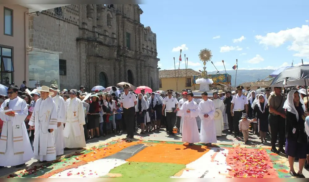 Pueblo cajamarquino celebró Corpus Christi