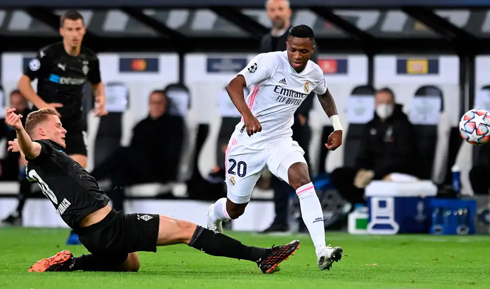 Real Madrid y Borussia Monchengladbach juegan por la fecha 2 del grupo B de la Champions League. Foto: EFE Real Madrid y Borussia Monchengladbach juegan por la fecha 2 del grupo B de la Champions League. Foto: EFE